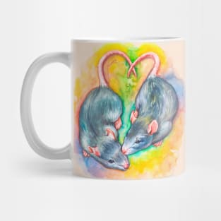 The watercolor rats (mouses) Mug